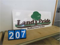 LANDPRIDE NEW NEVER HUNG DOUBLE SIDED