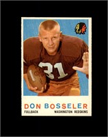 1959 Topps #123 Don Bosseler EX to EX-MT+