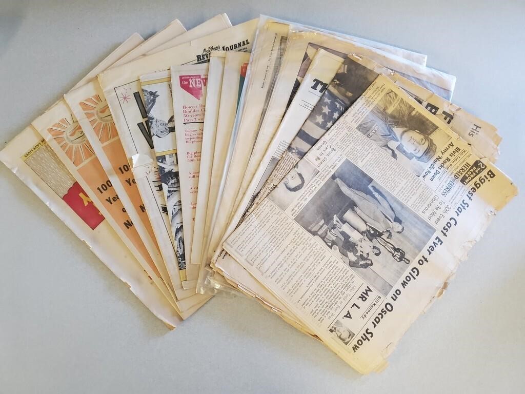 Vintage Las Vegas News Papers