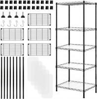 vkahaak 5 Tier Adjustable Wire Shelving Unit  22 x