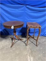 Vintage End Tables, One needs some leg repair.