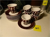 Small Brown Polka Dot Tea Set - bodum