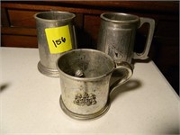 Unicorn & Ralph Lauren Pewter Mugs