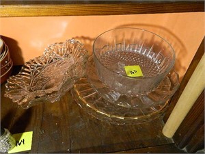 Glass Bowls & Serving Trays