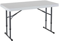 Lifetime Height Adjustable Folding Utility Table