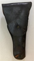 US 1942 BROWN LEATHER GUN HOLSTER