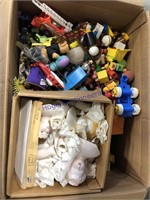 LARGE BOX OF FISHER PRICE FIGURES AND OTHERS,