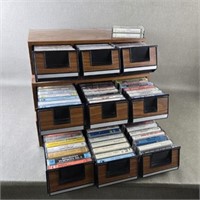 Cassette Tape Storage Boxes with Cassettes