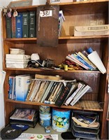 Contents of Left Side of Shelves