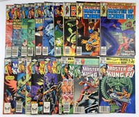 (19) MARVEL MASTER OF KUNG FU COMICS