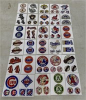 (J) 19 packs MLB Baseball Stickers 30 Teams