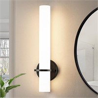 KAISITE LED Black Wall Sconce 2pc