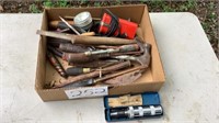 Misc box hammers , Impact  driver, chisel, files