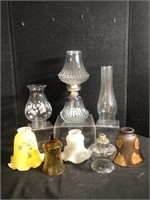 Oil Lamp, chimney, and Sconce Shades