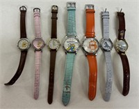 LOT OF VINTAGE DISNEY WATCHES