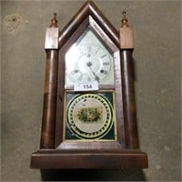 Vintage 8 day 30 hour clock, Ansonia Brass &