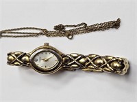 Caravelle Watch & Chain