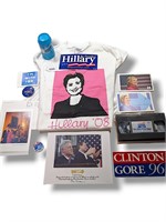 Misc Clinton Bill Hillary Gore Campaign Souvenirs