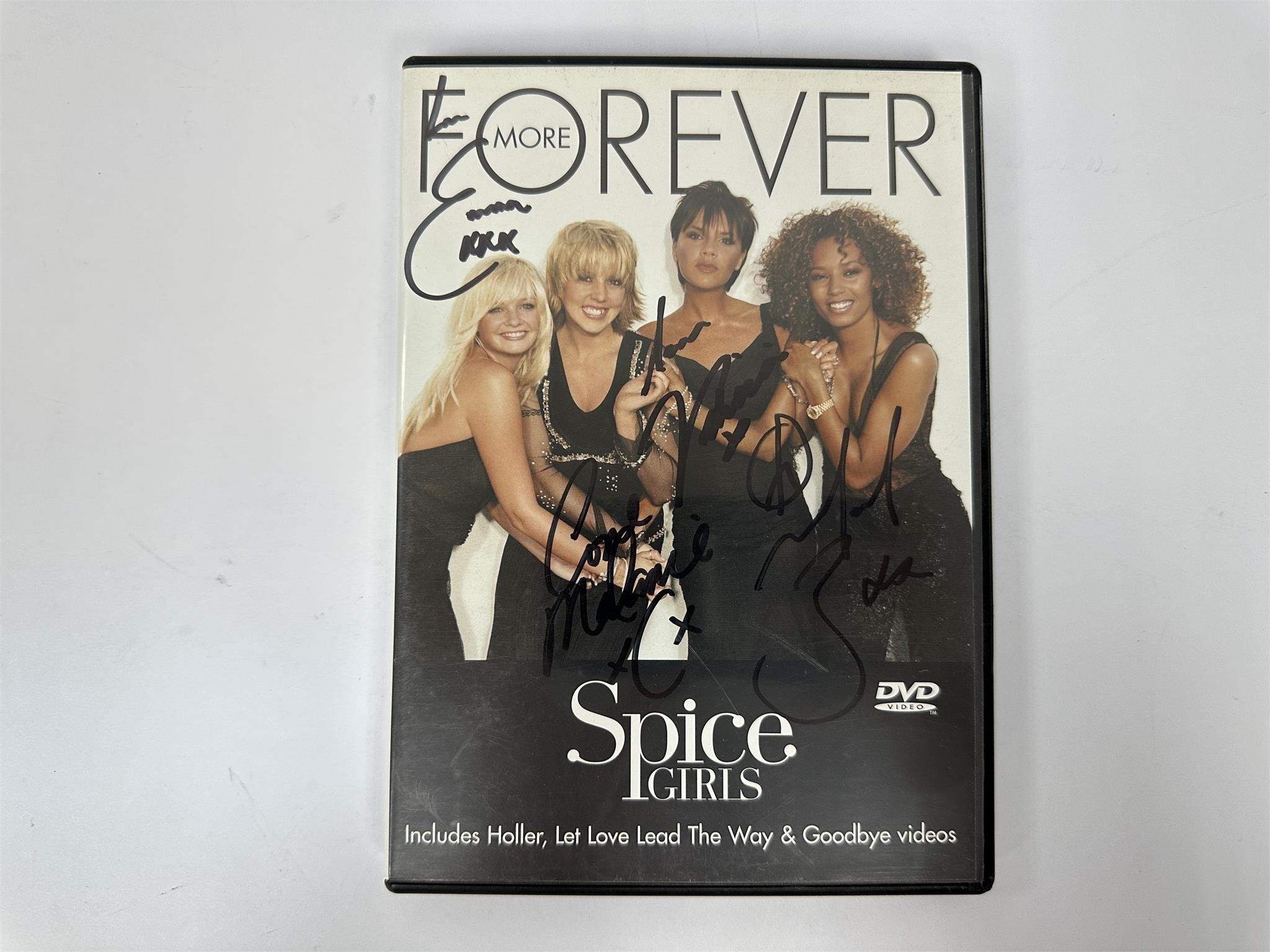 Autograph COA Spice Girls DVD