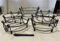 Wrought Iron Planter Pot Holders