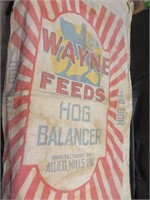 Vintage Wayne Feed Sack