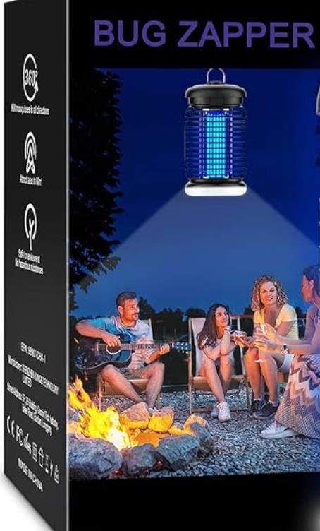 Bug Zapper Outdoor with LED Light, 4200V Mosquito