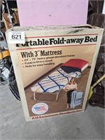 Portable fold-away bed