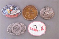 Mickey Mouse/Snoopy Belt Buckles