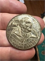1933 34 Germany Award Medal "Tinnie" pin