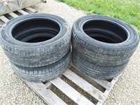 Four 225/50R 17 tires