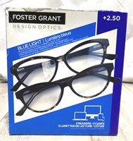 Design Optics Blue Light Glasses +2.50