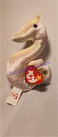 TY Teenie Beanie Babies "Neon the Seahorse"