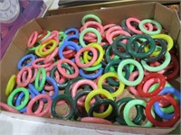 COLLECTION OF RING TOSS GAME RINGS