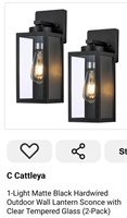 MSRP $80 2 Pack Outdoor Wall Sconces