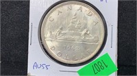 1962 Silver Canada Dollar