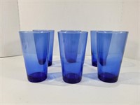 Vintage Libbey Cobalt Blue Glasses