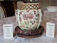 Zsolnay Hand Painted Porcelain Vase