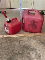 Two and Five Gallon Gas Cans