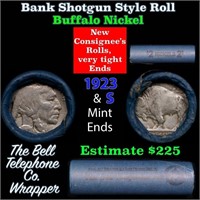 Buffalo Nickel Shotgun Roll in Old Bank Style 'Bel