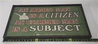 NRA Wooden Sign