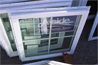 23-1/2x23-1/2 white vinyl window