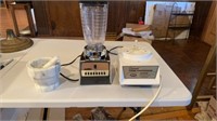 CUISINART FOOD PROCESSOR WITH ATTACHMENTS, OSTER