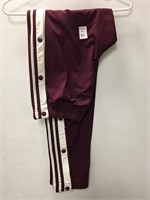 ADIDAS WOMENS SIDE BUTTON PANTS SIZE SMALL
