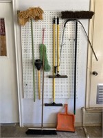 Brooms, squeegees, and more.