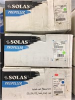 Choice on 3 lots (301-303) of 3 Solas propellers