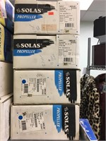 Choice on 2 lots (304-305) of 4 Solas propellers