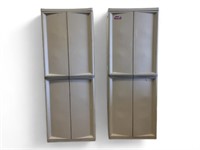 Pair Of 70x25x17 Storage Cabinets