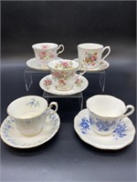 (10) bone china all approximately same size