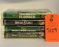 Various Walt Disney VHS Clamshell Tapes, "Flubber"