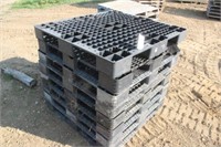 (8) Poly Pallets, Approx 4Ft X 43" & 43" X 43"